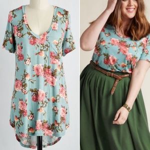 Freeloader Tunic Roses Tee as sold on ModCloth